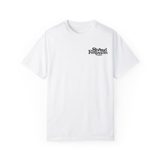 White Shared Frequencies Radio T-Shirt